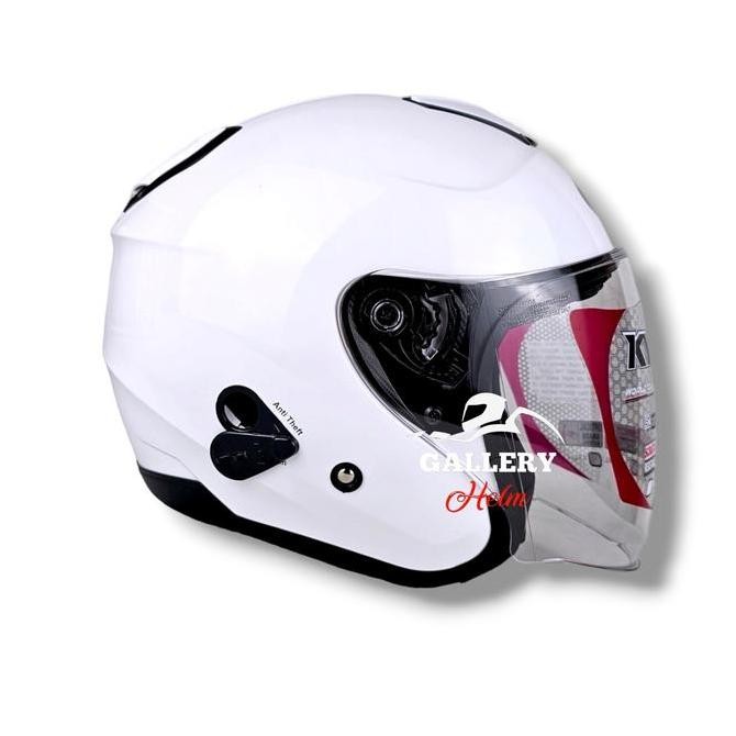 Kyt Kyoto R Original All Varian Helmet Motorcycle Kaca Visor Smoke Leopard Kualitas Original