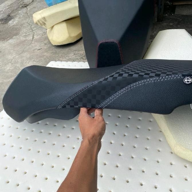 Jok Motor Custom MBtech Camaro mix Catur - Scoopy 2021-2024 Scoopy fi 2017-2019 Scoopy karbu - Fulls