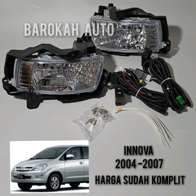 foglamp innova lamou sorot innova 2004 2005 2006 2007 harga sudah komplit Kualitas Original