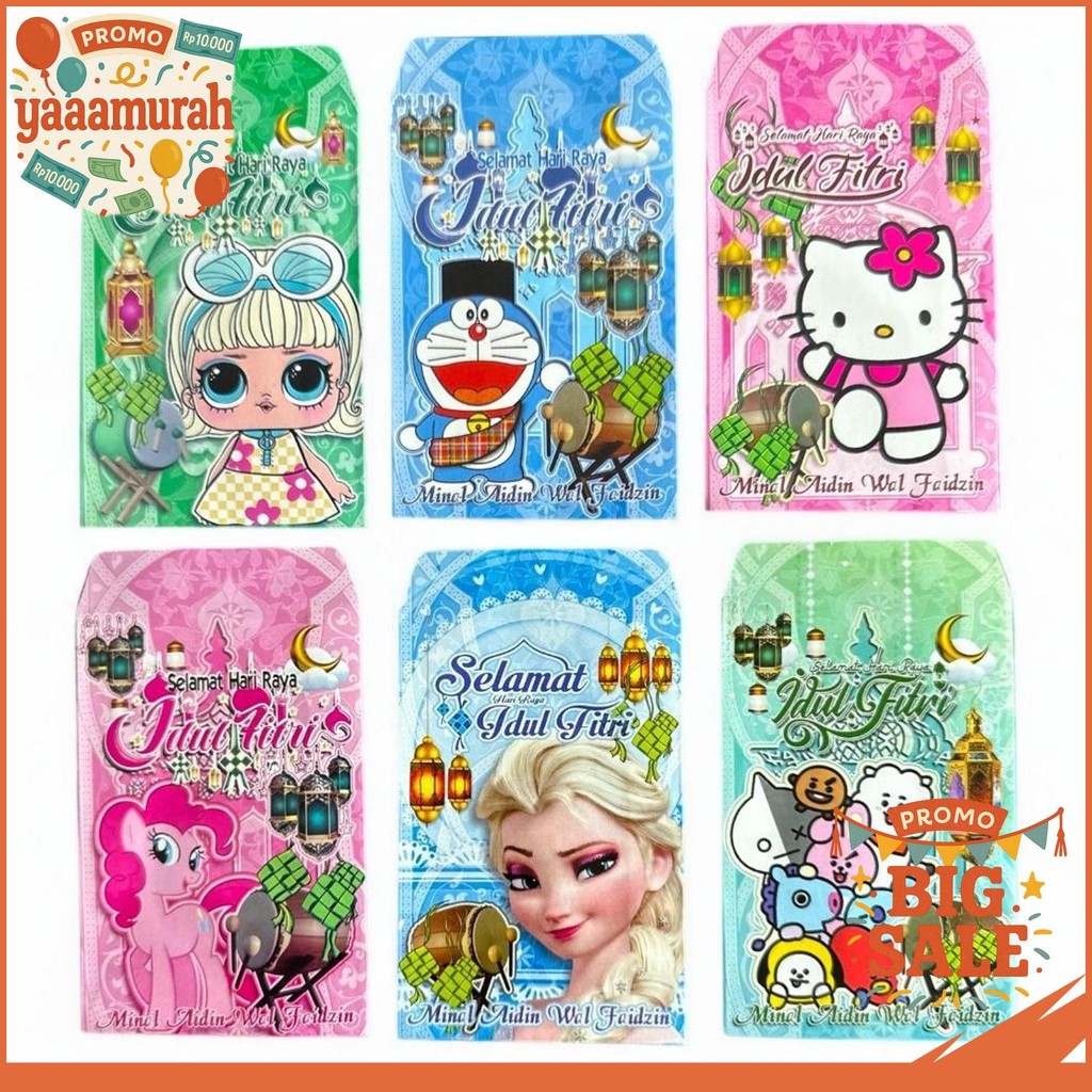

(50 LEMBAR) ANGPAO AMPLOP LEBARAN IDUL FITRI MURAH MERIAH READY STOCK ISI 50 LEMBAR