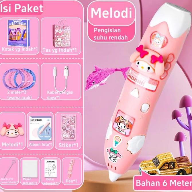 

Pensil 3D Kartun, Hadiah Anak Pena 3D, Kreasi KerajinanTangan, Pena 3D Terlihat Kualitas Original