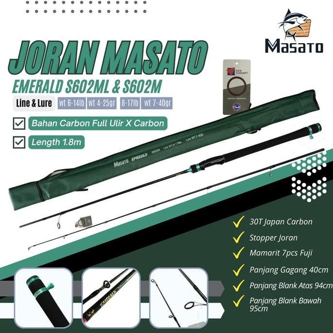 

Terlaris Joran Masato Emerald | Tongkat Pancing | Fishing Rod | Spinning | Fuji
