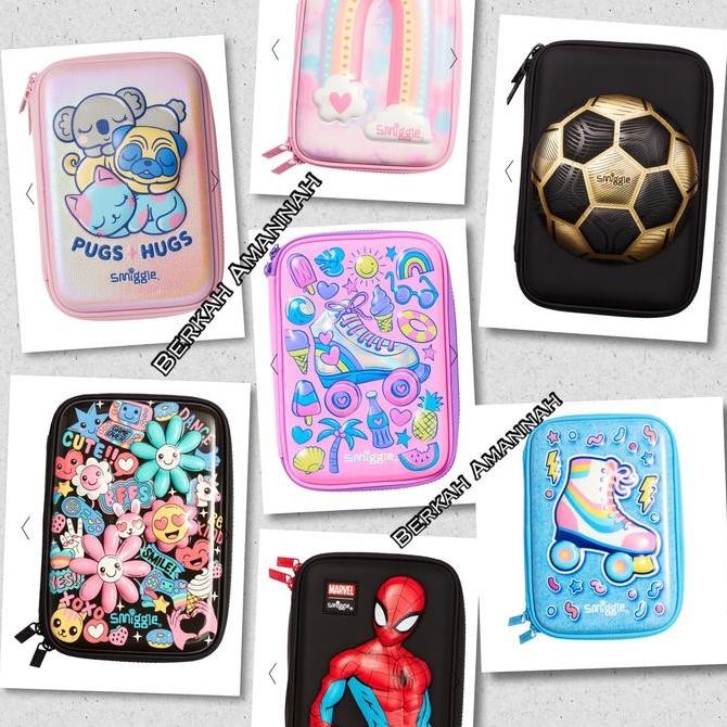 

smiggle pensil case hardtop boy n girl/smiggle ori Kualitas Original
