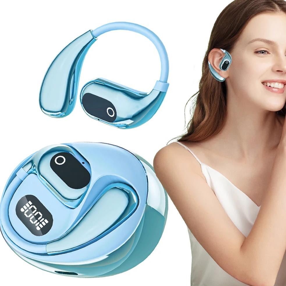 

AI Intelligent Translator Earbuds Bluetooth-Compatible 5.3 Translation Earphones Open Ear Headphones for Sports Business Travel