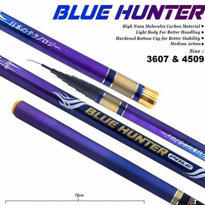 

Terlaris Joran Tegeg Pancing Daido Blue Red Hunter 360 450 Carbon