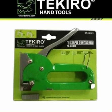 

Tekiro Staples Tembak / Staple Gun Tracker 4-8 mm / staples serbaguna Besi Stapler Stationery Binder Diskon