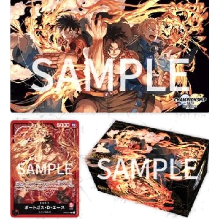 One Piece Champion Ship Set Bandai Card Games Kualitas Original