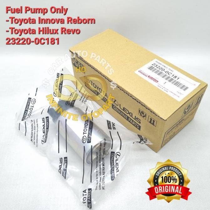 FUEL PUMP ONLY ROTAK INNOVA  INOVA REBORN HILUX REVO 23220-0C181 QUALITY Kualitas Original
