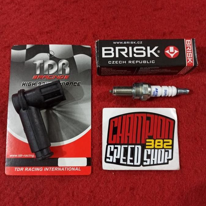 Paket Busi Brisk Copper Cop Dop Busi TDR Racing PCX 150 Lokal ADV 150