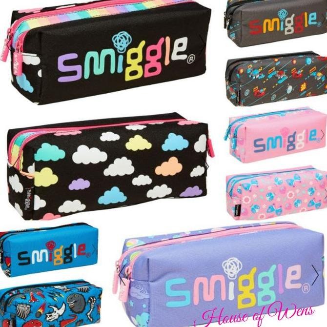 

SMIGGLE PEPPY LITE TWIN ZIP PENCIL CASE ORIGINAL - TEMPAT PENSIL Kualitas Original