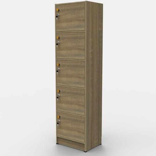 

Rak lemari full kunci 5 tingkat loker serbaguna Minimalis Furniture Kualitas Original