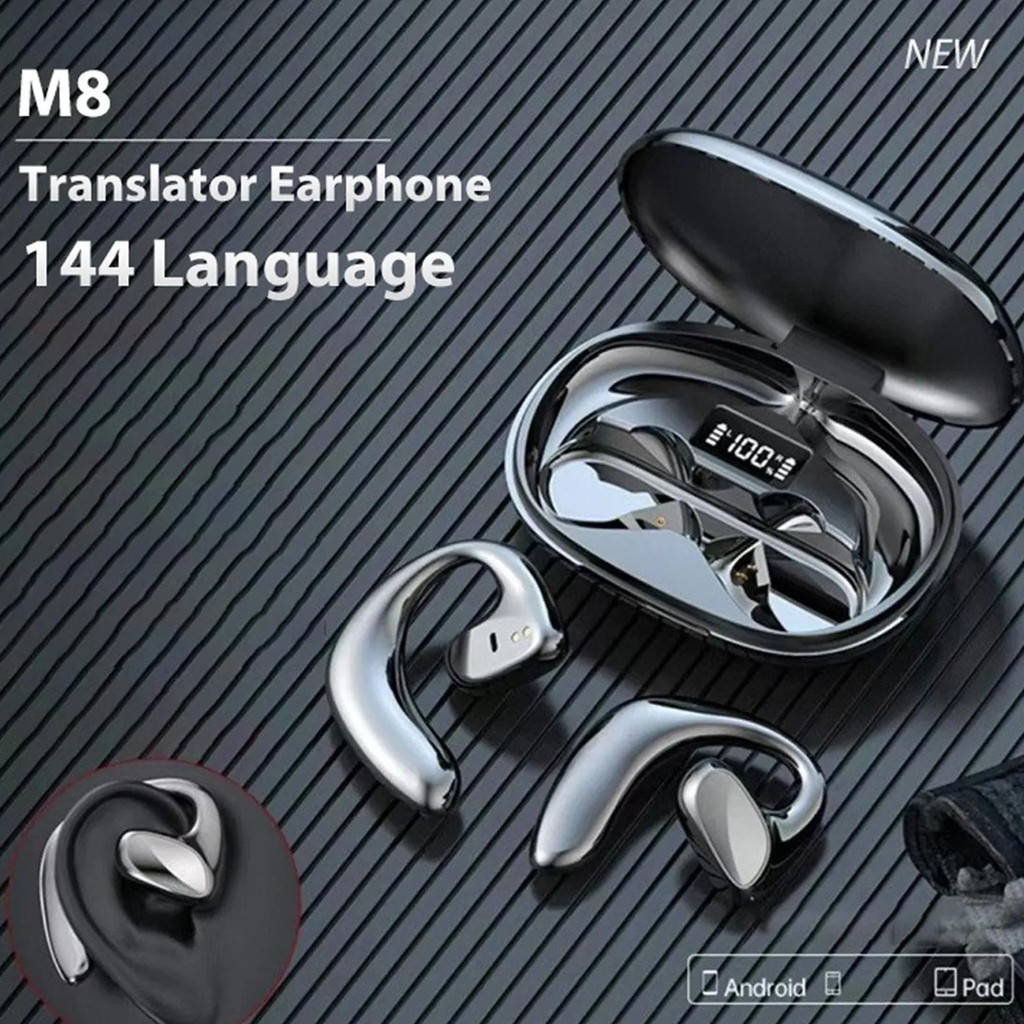 

BT Language Translation Headset Wireless BT Translation Headset 144 Languages Translation Intelligent Voice Translation Machine