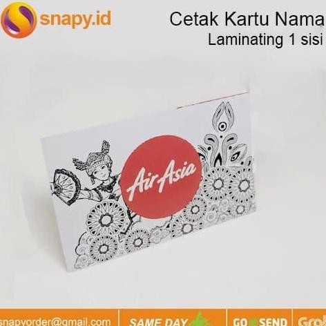 

Premium Kartu Nama 1 Sisi Dengan Laminating