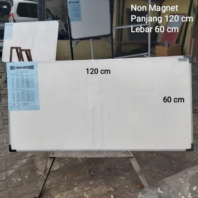 

Whiteboard 60 x 120 cm papan tulis 120 x 60 cm Kualitas Original