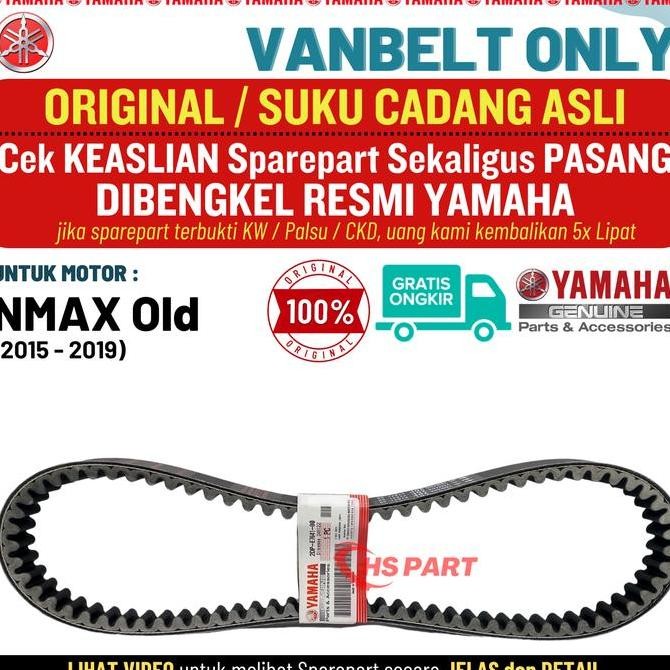Vanbelt Nmax 155 Original Yamaha , Vanbelt Nmax Old Ori , Vbelt Nmax Original Yamaha , Vbelt Nmax Ol