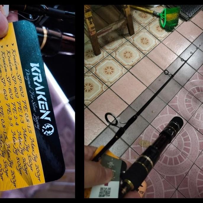 

Terlaris Joran Daido Kraken Jigging Carbon Solid 180 Cm Type Spinning Sp 602