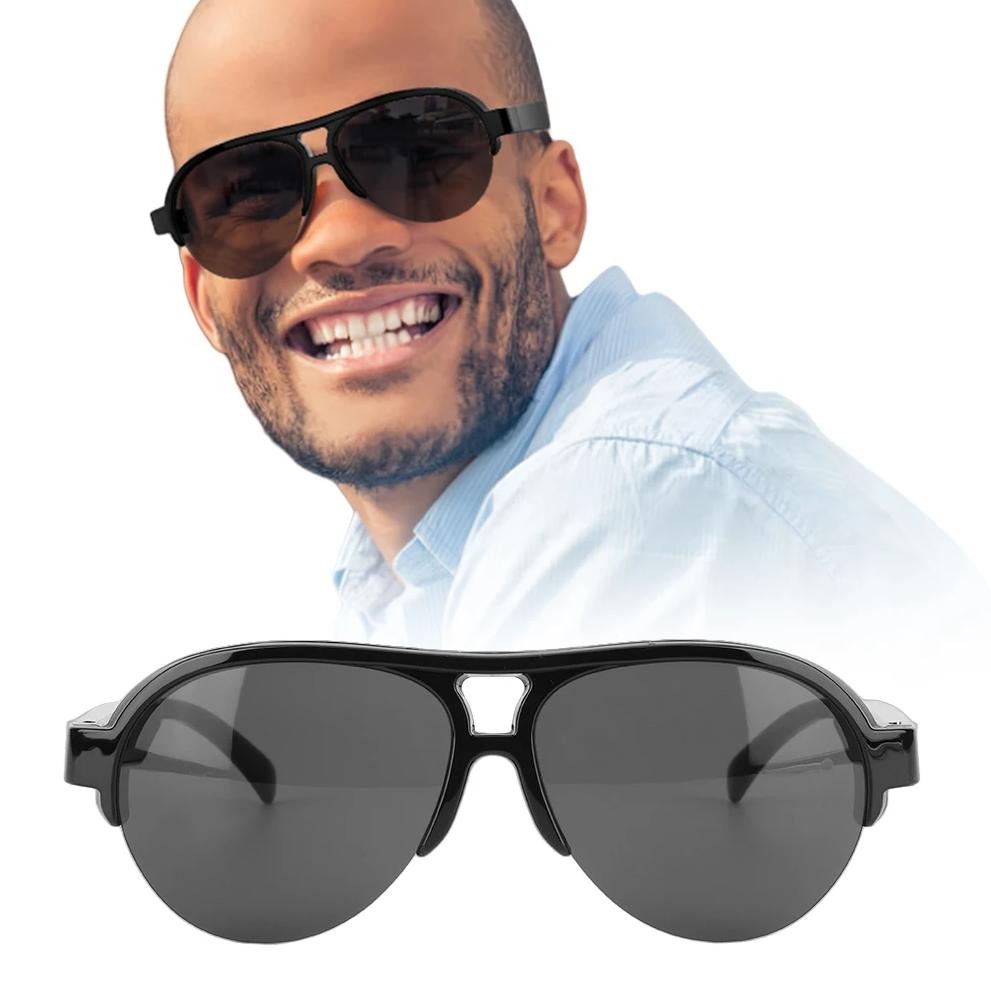 

144 Languages Smart Glasses Translator Headset Bluetooth-Compatible 5.3 Wireless Translation Earbuds Open Ear Sunglasses