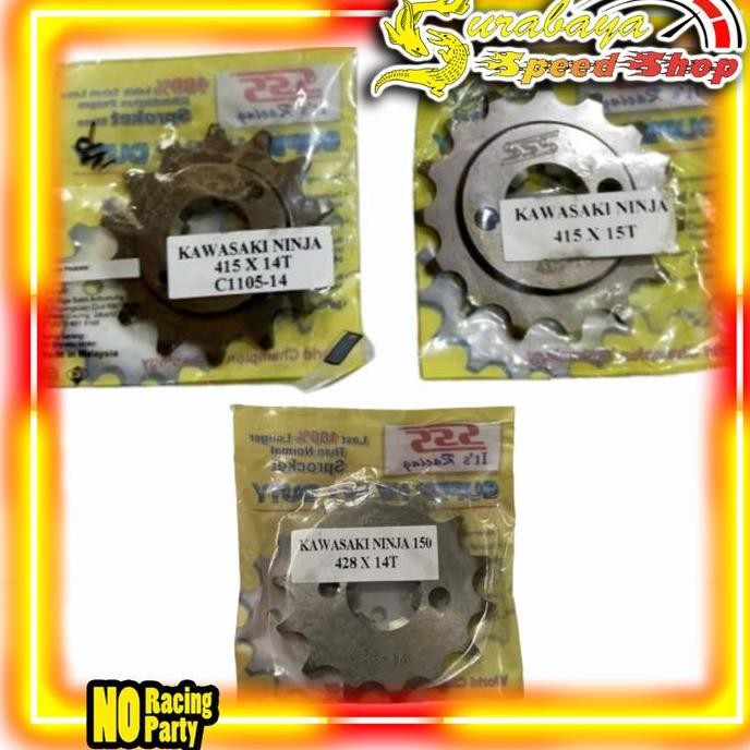Promo SSS Gear Depan Ninja 150 250 R RR 415 428 520 COD
