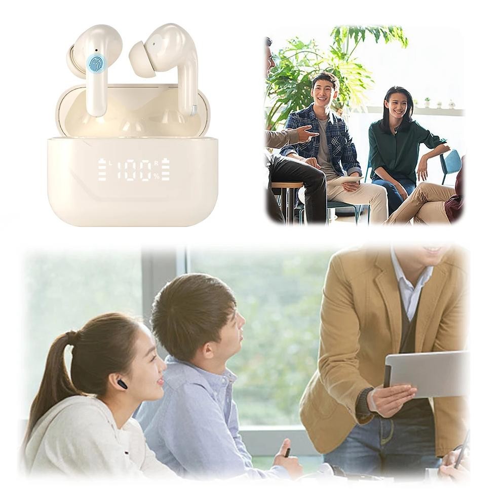 

Smart AI Real-time Two-Way Earbuds ANC Noise Canceling 144 Languages Translator Device Translation Earphones for Android and iOS