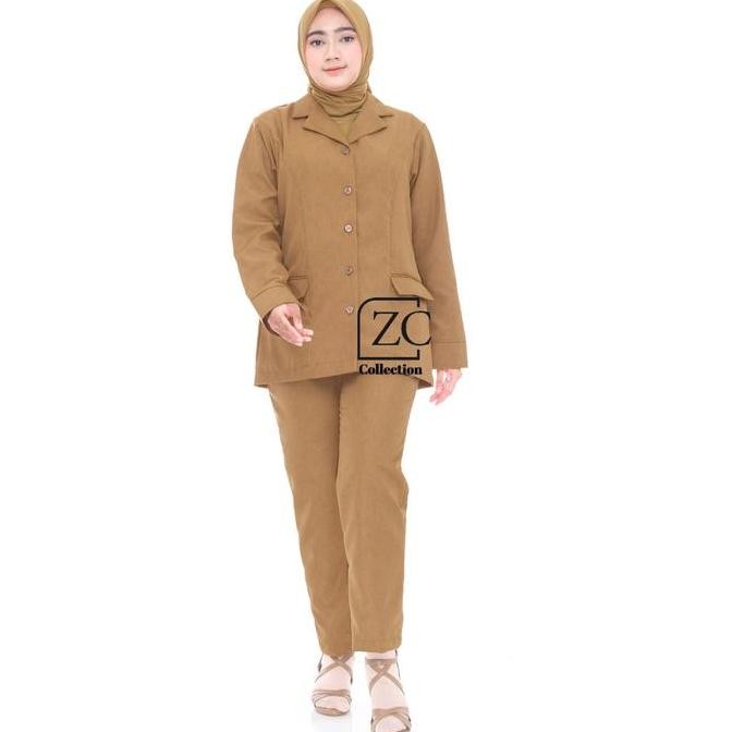 Promo / Terlaris Seragam pns wanita khaki muda baju pns wanita pns khaki muda pns Terbaik