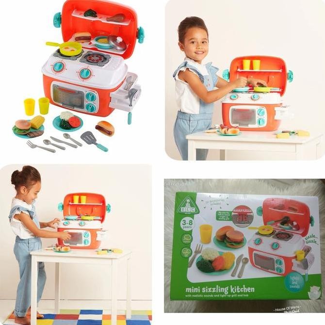ELC MINI SIZZLING KITCHEN WITH SOUND AND LIGHT ORIGINAL Kualitas Original