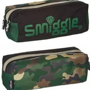 

SMIGGLE PENCIL CASE CANVAS BLUE GREEN ARMY ORIGINAL TEMPAT PENSIL Kualitas Original