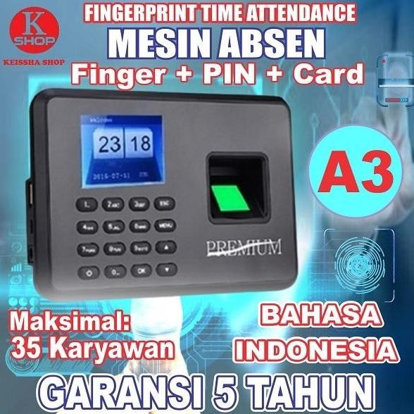 Premium ABSENSi / ABSEN / MESIN ABSENSI / FINGER PRINT / SIDIK JARI