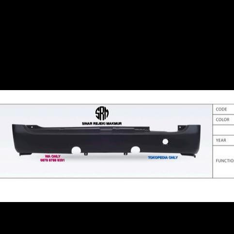 BUMPER BEMPER BELAKANG DAIHATSU GRANMAX GRAN MAX MINIBUS 1212S SAMPING INSTANT Kualitas Original