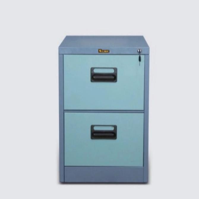 

Filing cabinet besi 2 laci / Filling cabinet 2 laci Lion 42 original Kualitas Original