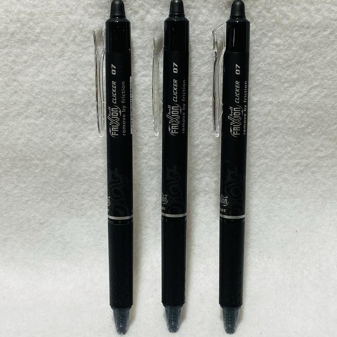 

PULPEN PILOT FRIXION CLICKER BLRT-FR7 0.7 MM HITAM / 1 BOX ISI 12 PCS Kualitas Original