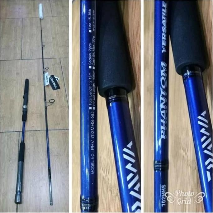 

Terlaris Joran Daiwa Phantom Versatile 702Mhs 213Cm 15-30Lbs -Spinning Best