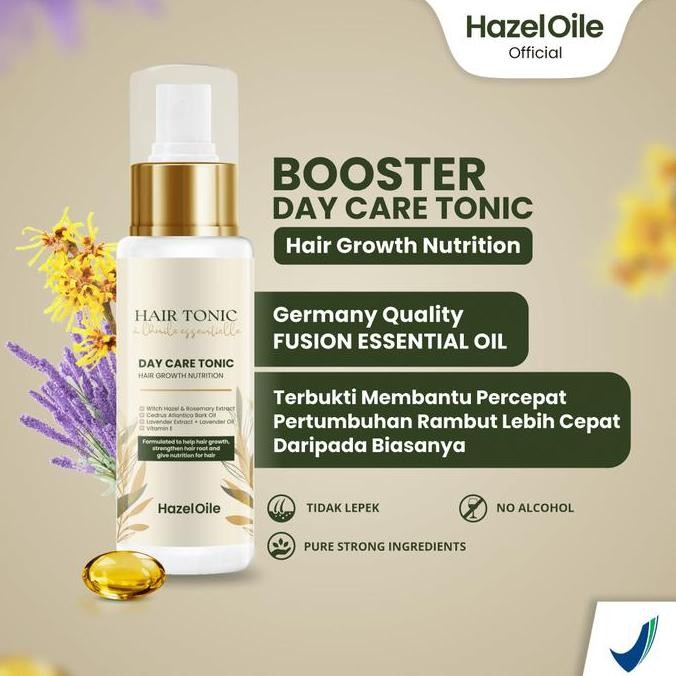 Promo / Terlaris HAZELOILE HAIR TONIC HAZELOILE DAY CARE TONIC Perawatan Rambut Botak P Terbaik