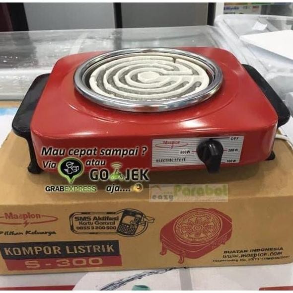 Tersedia Kompor Listrik Maspion S300 Garansi Toko dan Garansi Resmi