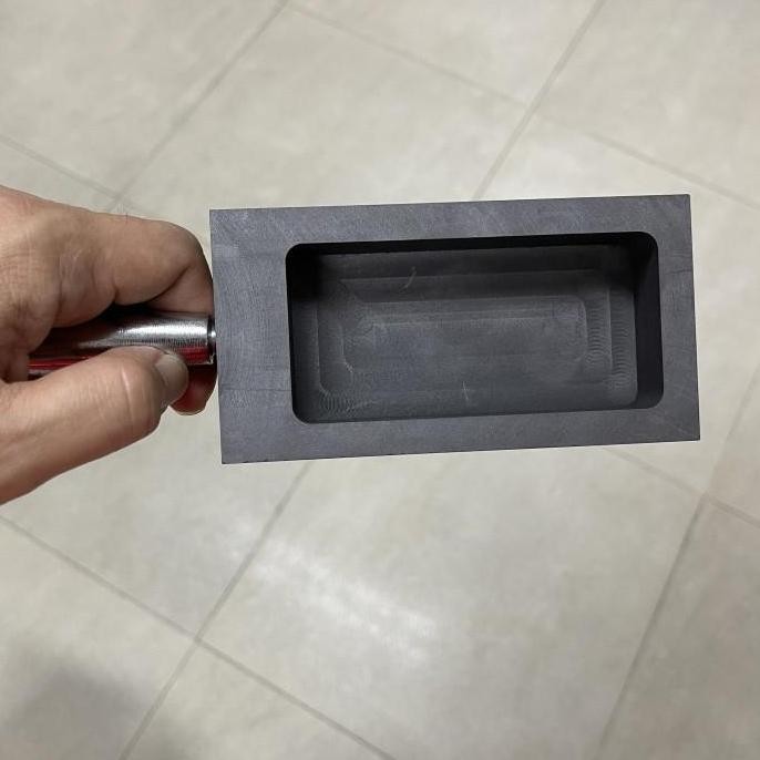 

Professional Pure Graphite Ingot Casting Mold Mould Crucible size 2 Kg