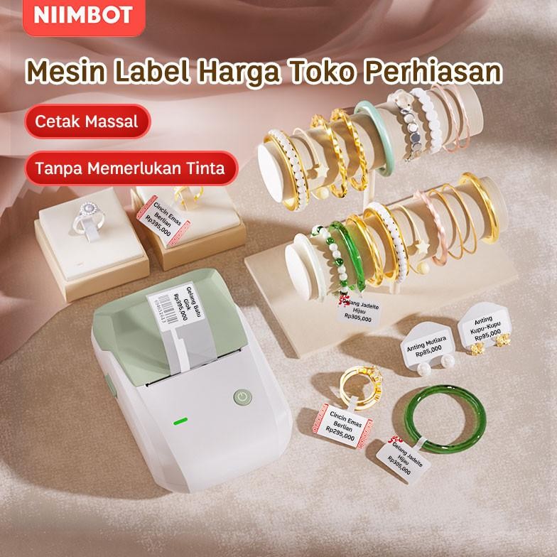 

LINDU NIIMBOT B1 Printer Termal untuk Toko Perhiasan, Printer Stiker Harga, Cocok untuk Kalung/Kacamata/Toko Perhiasan.
