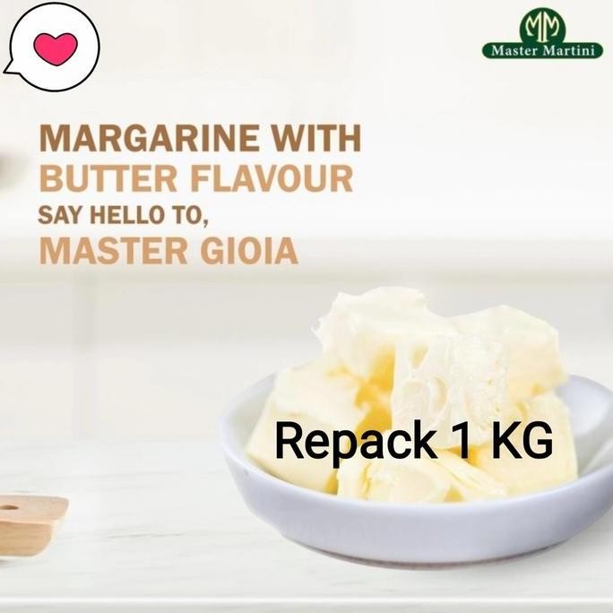

[Ready/Spesial] Butter Gioia 1 Kg Margarine Unsalted Master Vegan 1000Gr Plain 1000 Gr [Terlaris&Recommended]