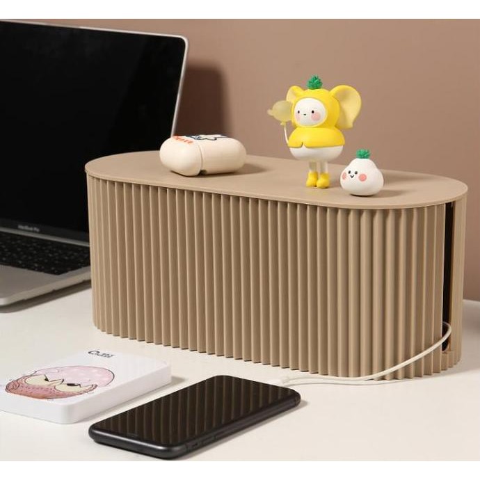 

Kotak Organizer Kabel Unik Minimalis Charger Wire Cable Management Box