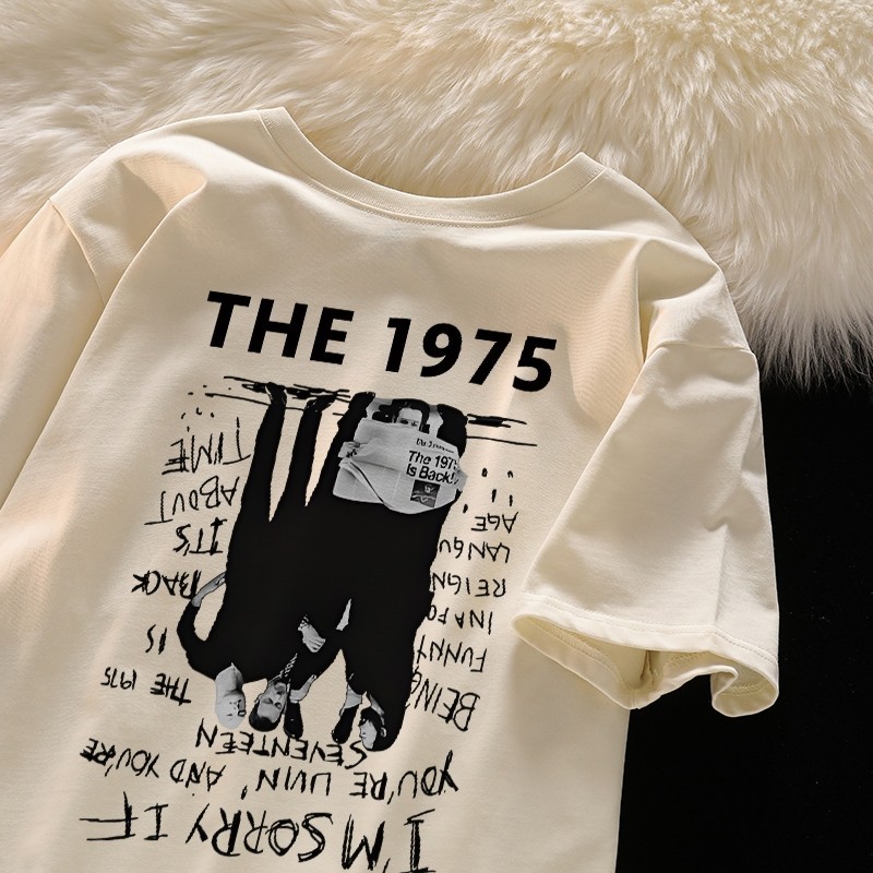 RumahKain Tshirt Baju Kaos Vintage Wanita Jumbo Oversize Baju Atasan Wanita Terbaru Kekinian/Baju Im