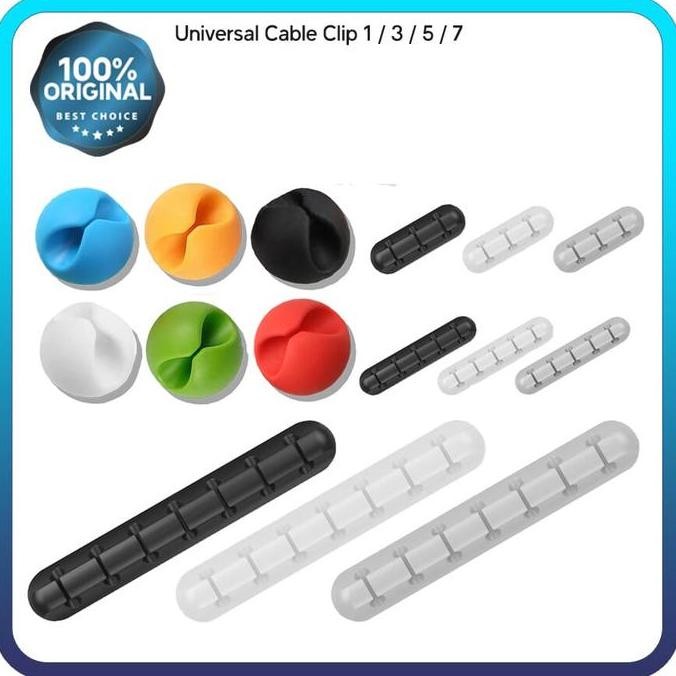 

Cable Clip Wire Holder Organizer Klip Pengikat Kabel Klep Perapih