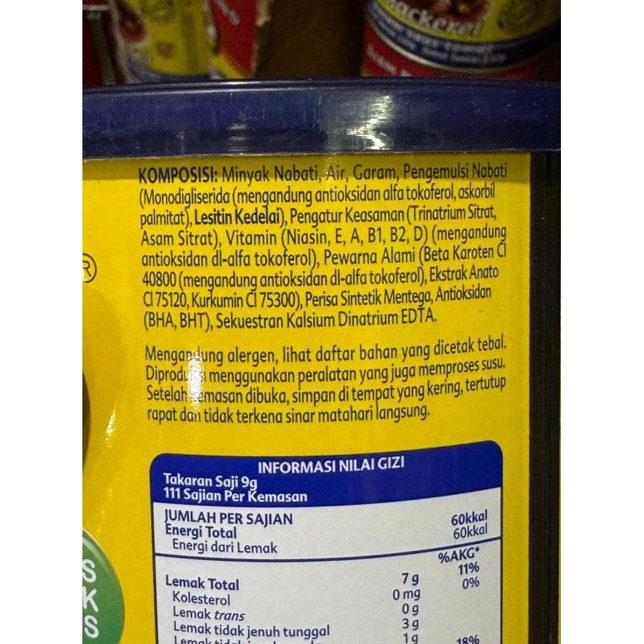

[Ready/Spesial] Blueband Serbaguna Kaleng 1 Kg [Terlaris&Recommended]