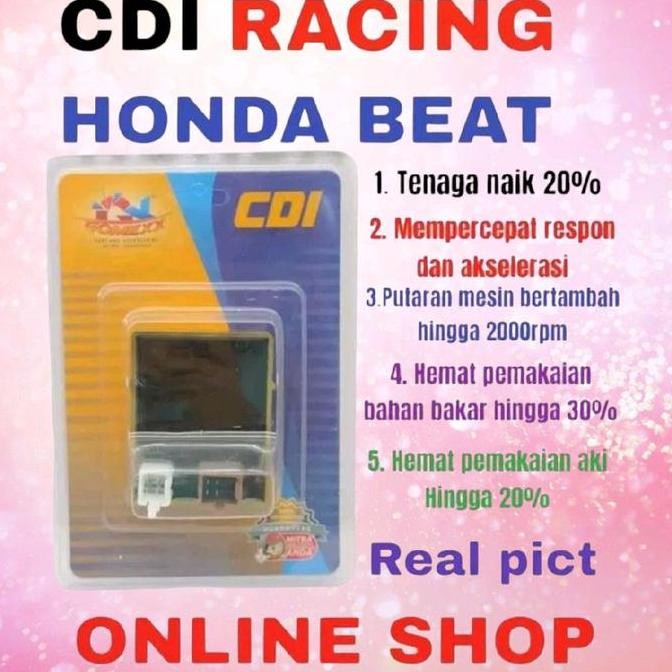 Cdi Beat Racing Gomex Tenaga Naik 20% Car Motorcycle Cdi Racing Scoopy Karbu Spacy Karbu Beat Karbu 