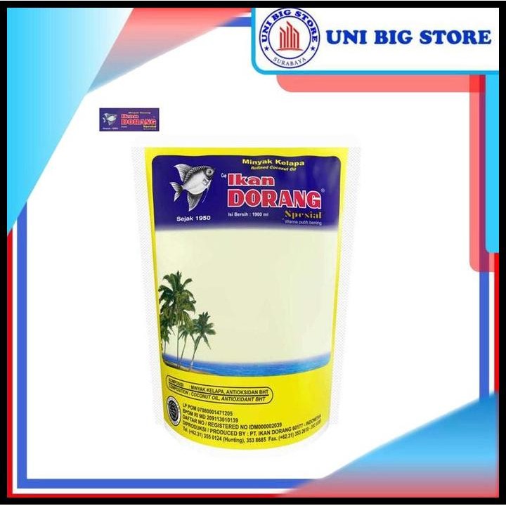 

Terlaris Minyak Goreng Ikan Dorang Spesial 1900 Ml Fried Oil Dorang Special Good Quality
