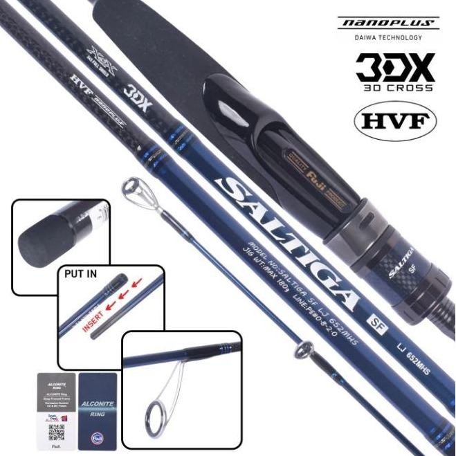 

Terlaris Joran Daiwa Saltiga Sf 652Mhs | 662Hb | Sambung 2