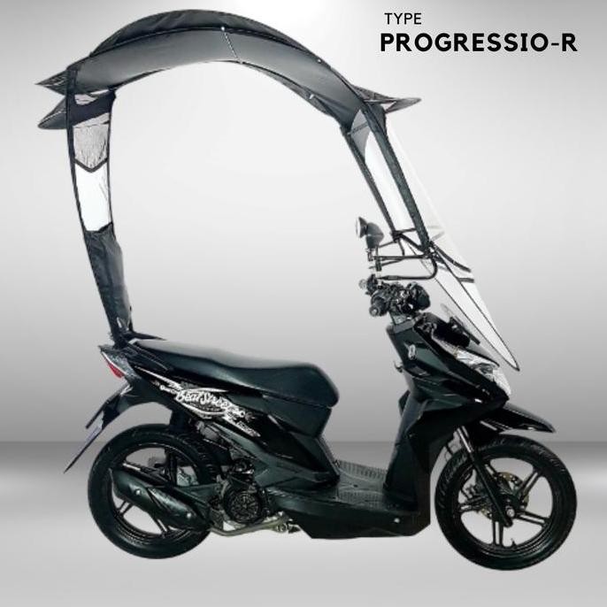 Terjangkau Allbeknow Progressio Black Payung Motor/ Kanopi/ Cover
