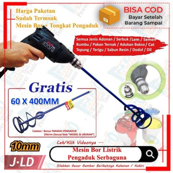 Tersedia Mesin Bor Pengaduk Adonan Tepung Pengocok Mixer Terigu Martabak J103