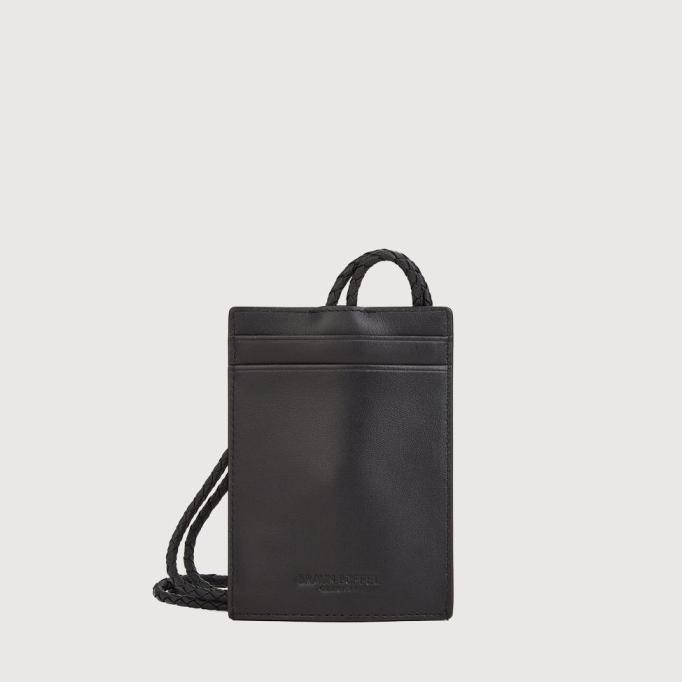 

LINDU BRAUN BUFFEL Burls Weaved Lanyard With Passholder & Key Ring