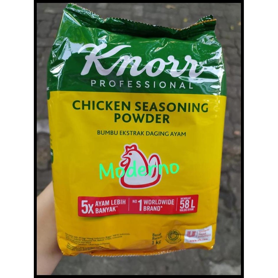 

Terlaris Knorr Chicken Seasoning Powder Refill / Kaldu Ayam 1Kg Good Quality