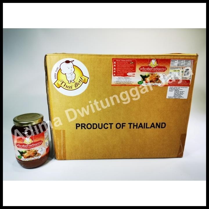 

Terlaris Bumbu Sop Tom Yum Thai Boy 500 Gr / Saus Tomyam Good Quality