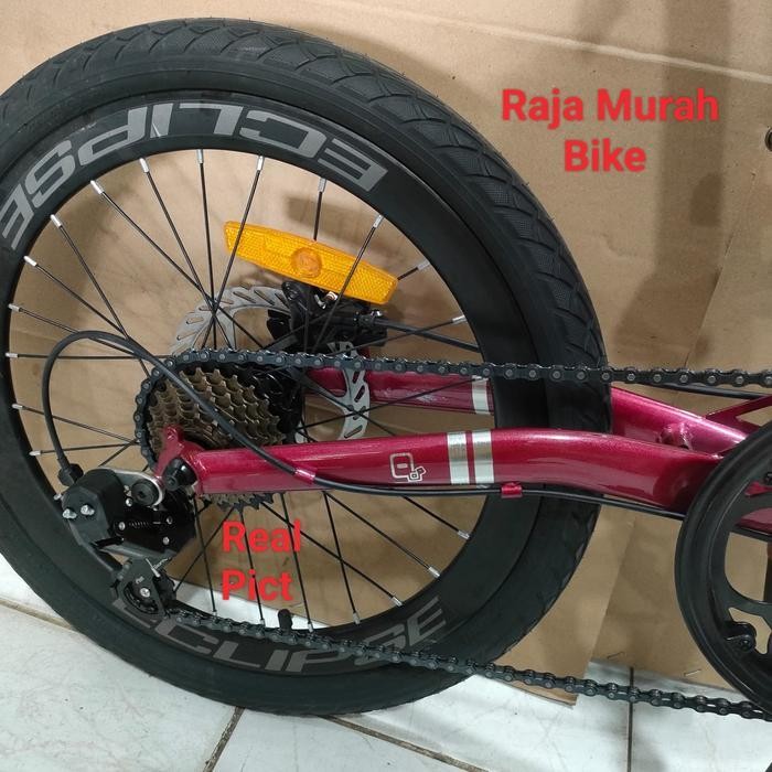 Sepeda Lipat Element Clip 20 Inch Rem Hidraulic Sepeda Lipat 20 Inch Element Clip Hidrolik Original 