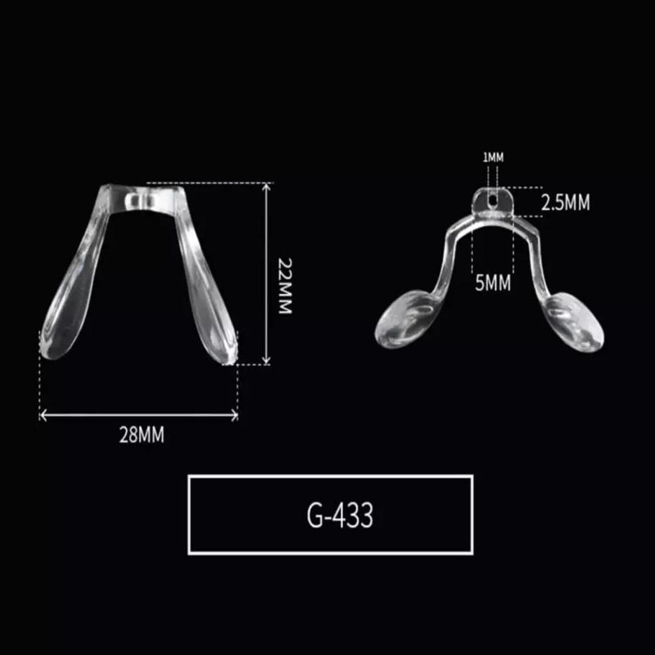 Promo Gila Zai-2530 Special Sale Nosepad Plastik Nosepad Sambung Nosepad Mika Nosepad Kacamata Plast